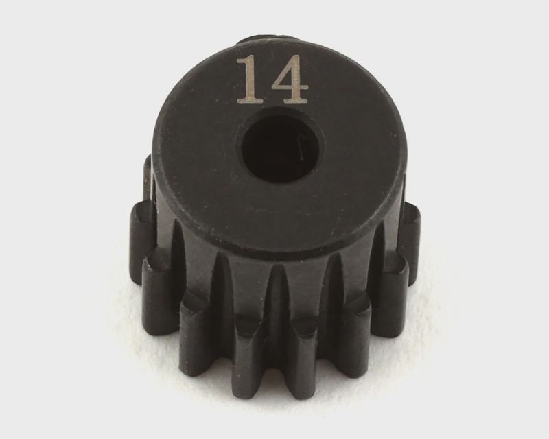 ARA311076, Arrma CNC Steel Mod 0.8 Pinion Gear (1/8&quot; Bore) (14T)