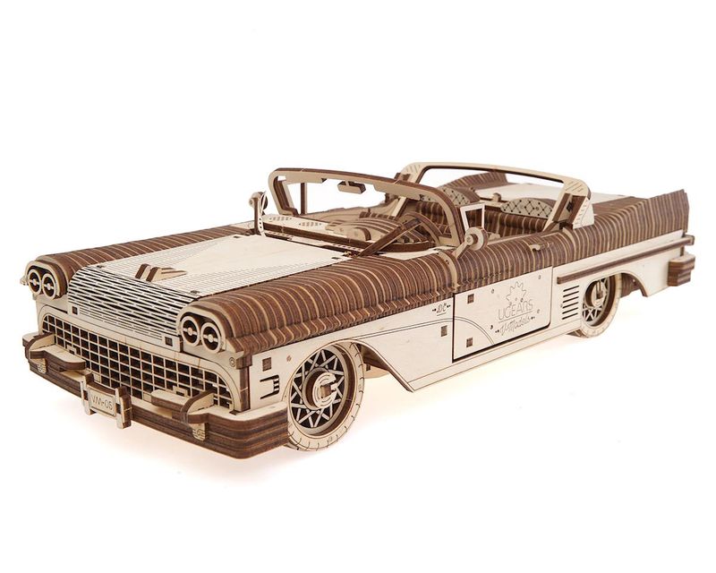 UTG0049, UGears Dream Cabriolet Wooden 3D Model Kit