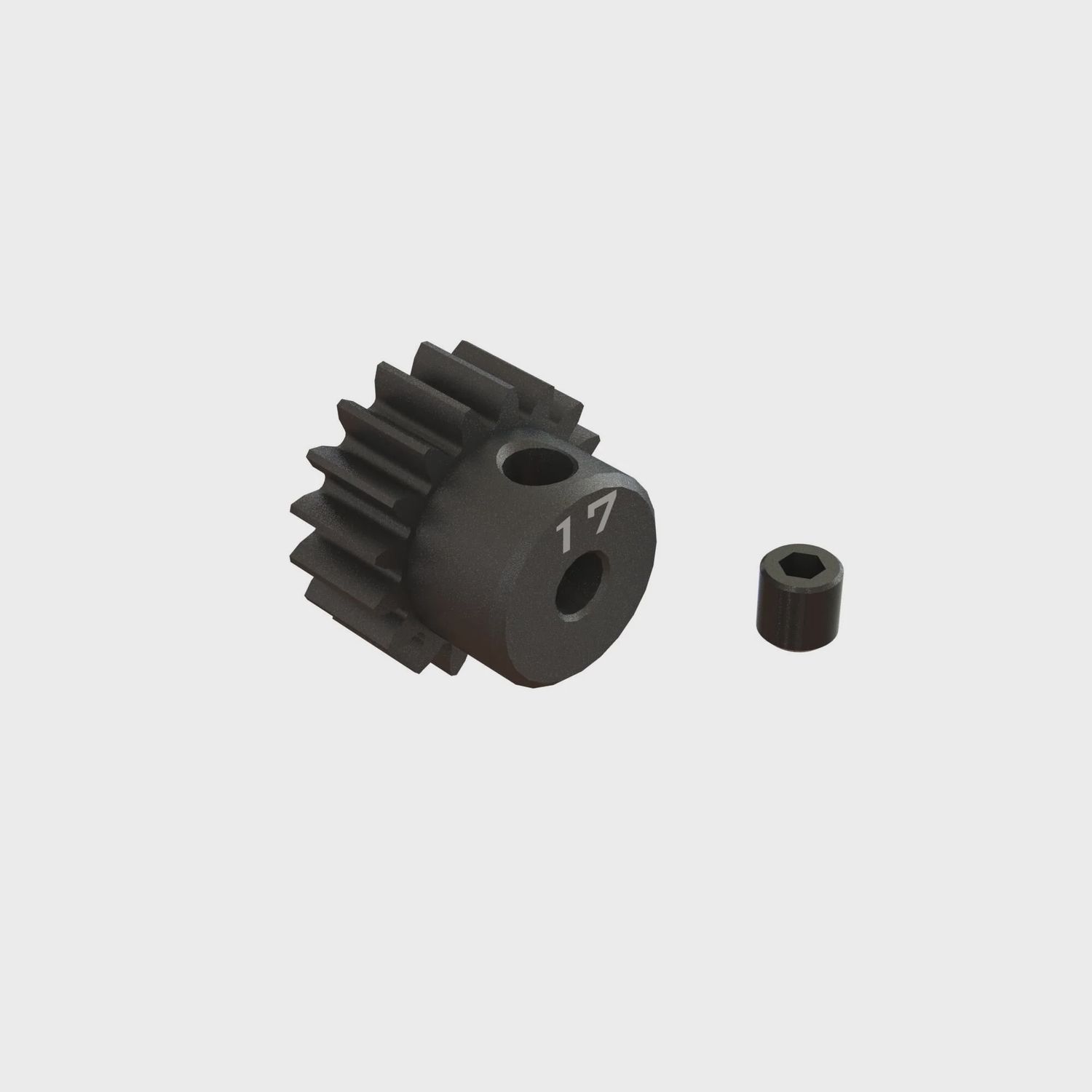 ARA311079, 17T 0.8Mod 1/8&quot; Bore CNC Steel Pinion Gear