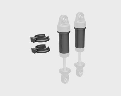 TRA9763, Traxxas Body Gtm Shock 6061-T6 Alum Dark Titanium