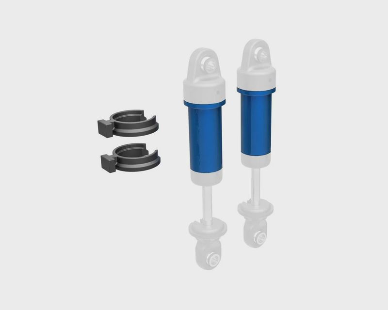 TRA9763, Traxxas Body Gtm Shock 6061-T6 Alum Dark Titanium