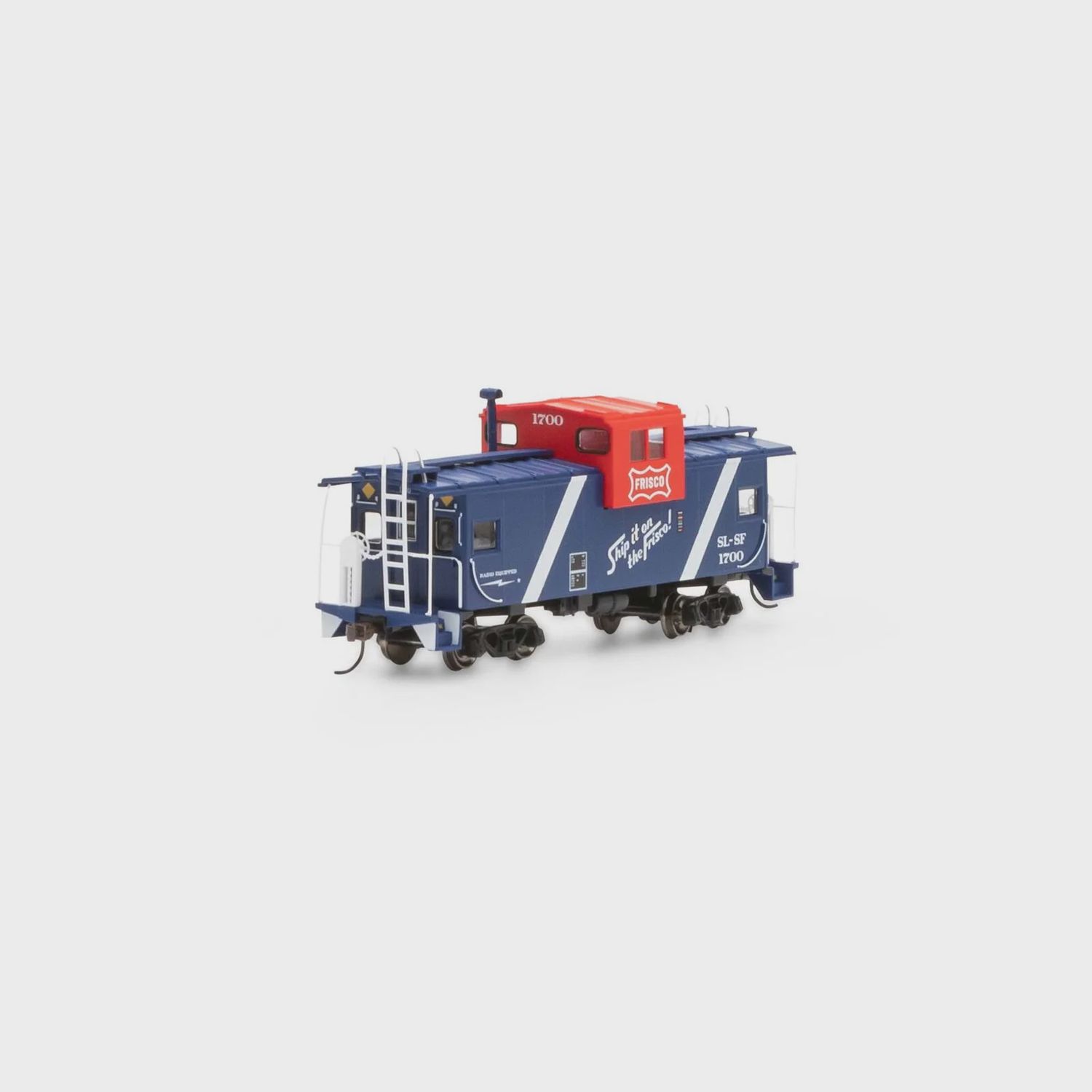 RND1351, HO Wide Vision Caboose, SLSF/Bicentennial #1700
