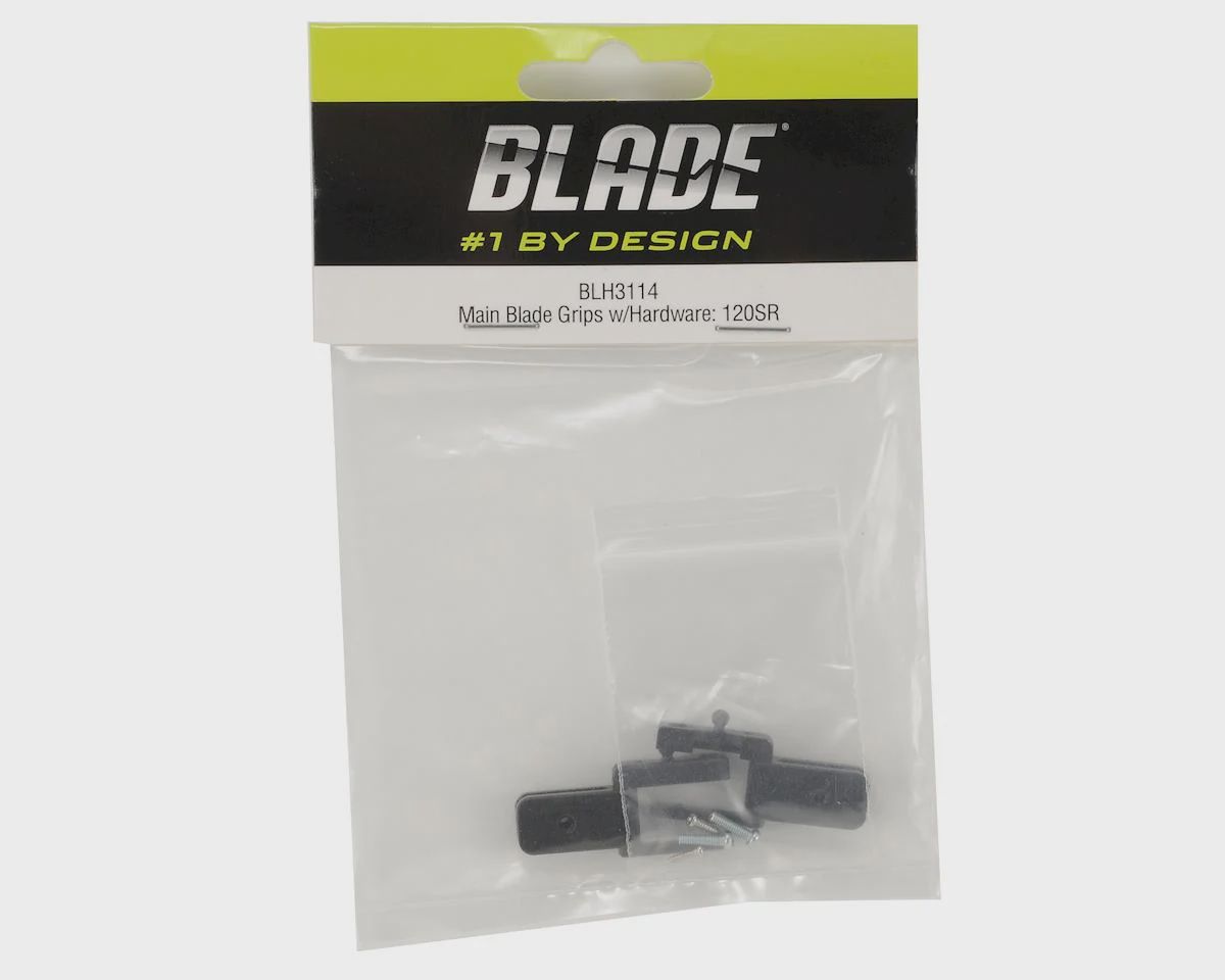 BLH3114, Blade Main Blade Grip Set w/Hardware: 120 SR