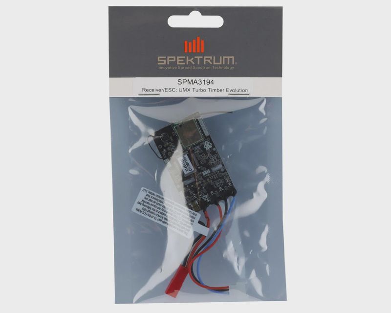 SPMA3194, Spektrum RC UMX Turbo Timber Evolution 2 in 1 Receiver &amp; ESC