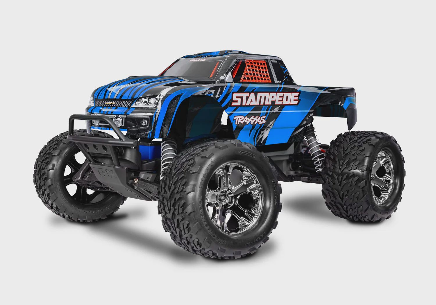 36254-8, Traxxas Stampede HD 1/10 RTR 2WD Electric Monster Truck, Color: Blue