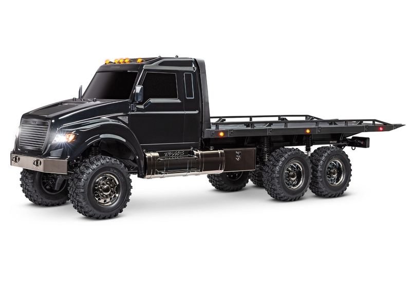 88086-84-BLK, Traxxas TRX-6 1/10 6x6 Ultimate RC Hauler Flatbed Tow Truck w/TQi 2.4GHz Radio &amp; Pro Scale Winch