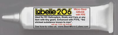 430-206, Hi-Performance R/C Model Grease -- 1/2oz 14.8mL