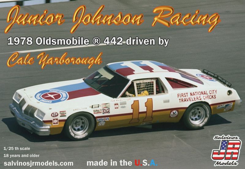 SJMJJO1978B, Salvinos JR Models 1/24 1978 Cale Yarborough Oldsmobile 442