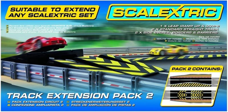 C8511, Scalextric 1/32 Scale Slot Car Track Extension Pack 2