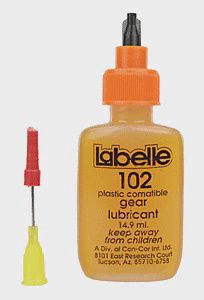 LAB102, Labelle No. 102 Plastic Compatible Gear Lubricant with PTFE -- 1/2oz 14.8mL