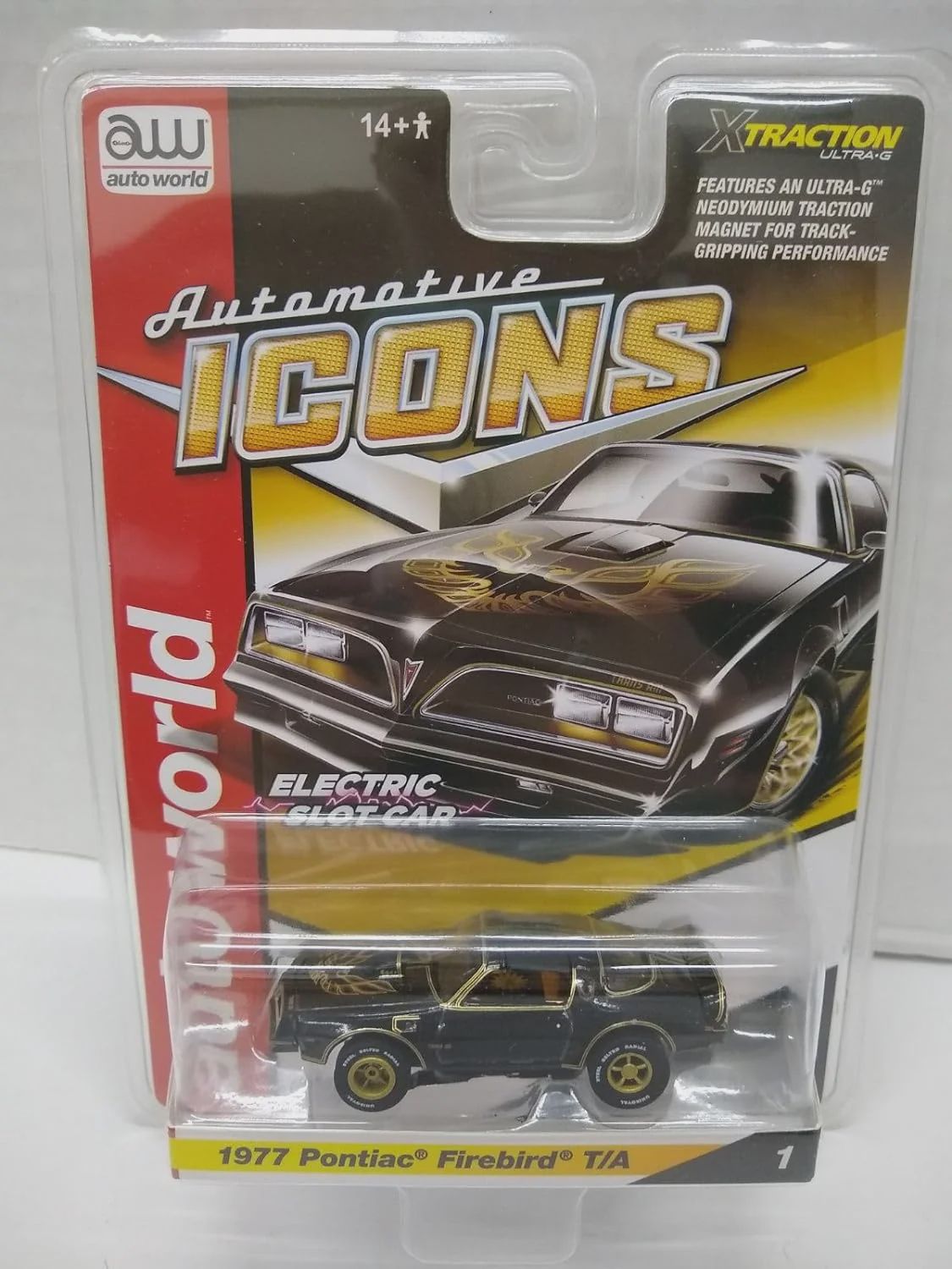 SC402/48, Auto World 1/64 Scale Automotive Icons Xtraction 2023 Release 2, Style: #1 - 1977 Pontiac Firebird T/A