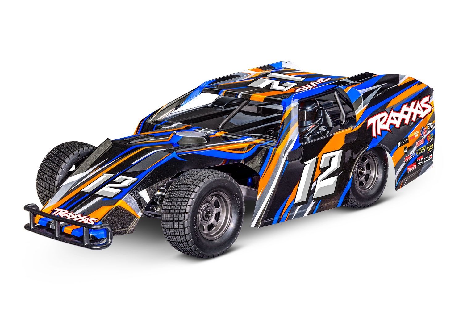 104354-74, Traxxas Slash Modified 1/10 RTR 2WD Dirt Oval Racer, Color: Blue