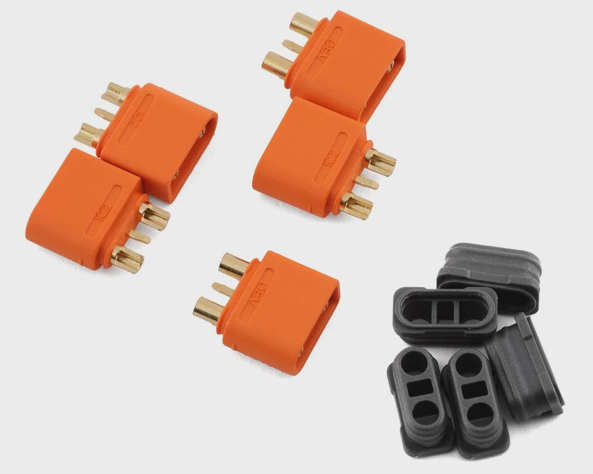 SPMXCA325, Spektrum RC IC2 Battery Connector (5) (Male)