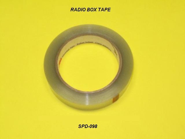 SPD-098, Speedmaster Radio Box Tape