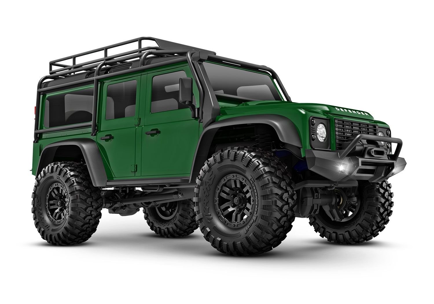 Traxxas TRX-4M 1/18 Scale Electric Rock Crawler w/Land Rover Defender Body, Color: Green