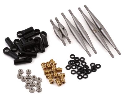 Yeah Racing SCX24 Deadbolt Steel Link Set (133.5mm Wheelbase) Yeah Racing SCX24 Deadbolt Steel Link Set (133.5mm Wheelbase)