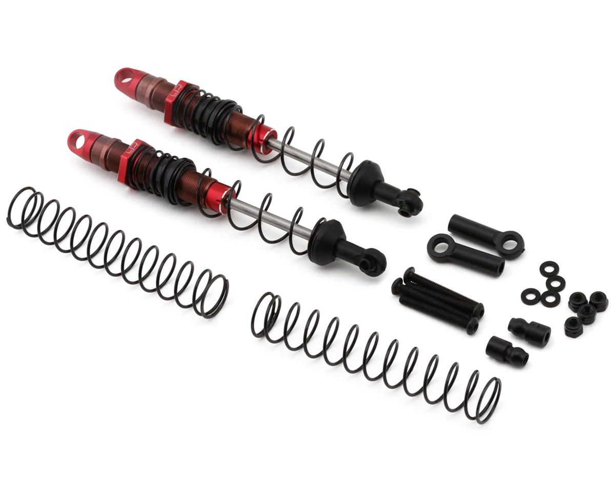 Yeah Racing Aluminum Desert Cobra Dual Spring Shocks (Red) (2) (110mm)