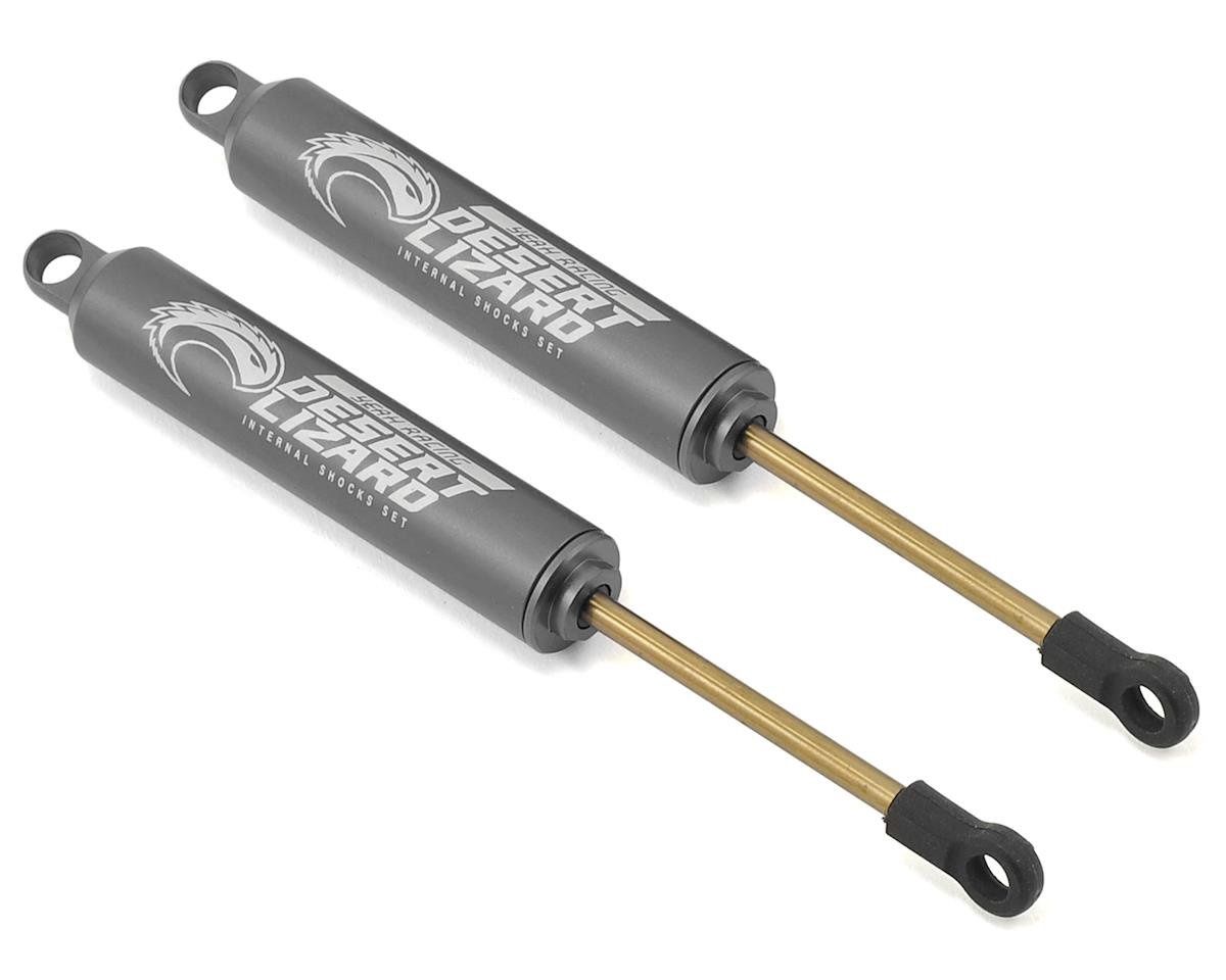 Yeah Racing Aluminum Desert Lizard Two Stage Internal Spring Shocks (Grey) (2)