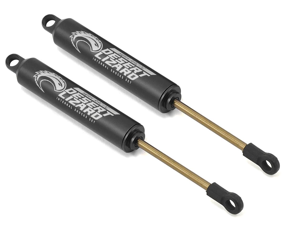 Yeah Racing Aluminum Desert Lizard Two Stage Internal Spring Shocks (Black) (2)