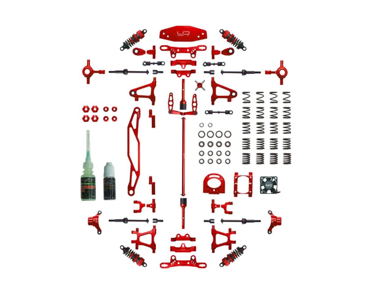 Yeah Racing Tamiya TT-02 Aluminum Upgrade Kit (Red)