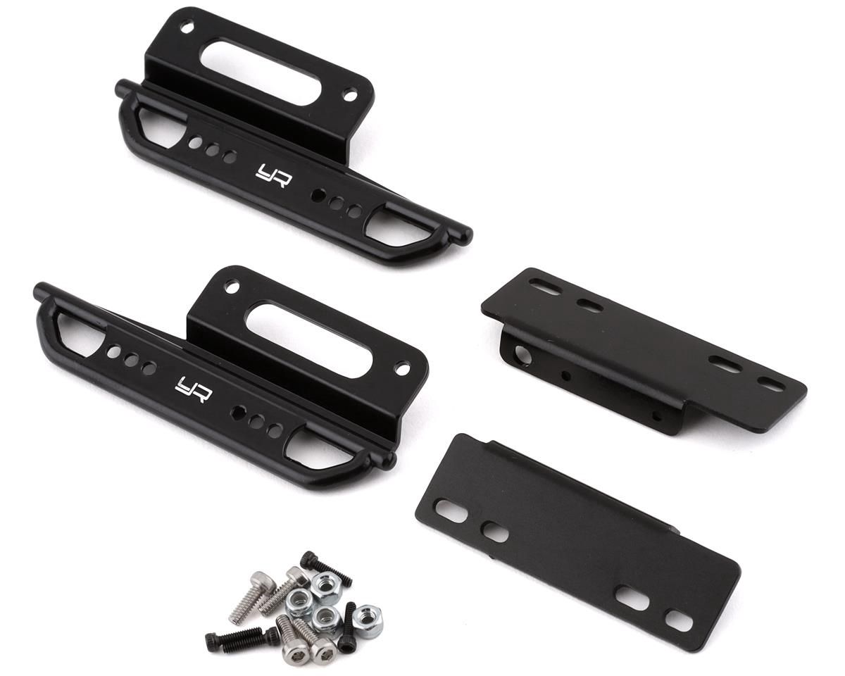 Yeah Racing Axial SCX24 Rock Sliders (Black) (AXI90081 &amp; AXI00002V2)