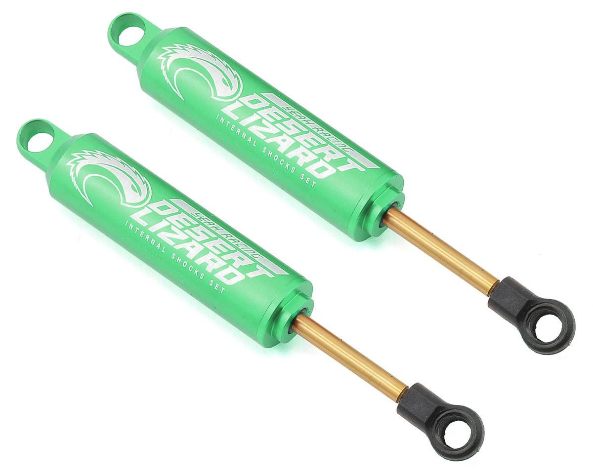 Yeah Racing Aluminum Desert Lizard Two Stage Internal Spring Shocks (Green) (2)-2