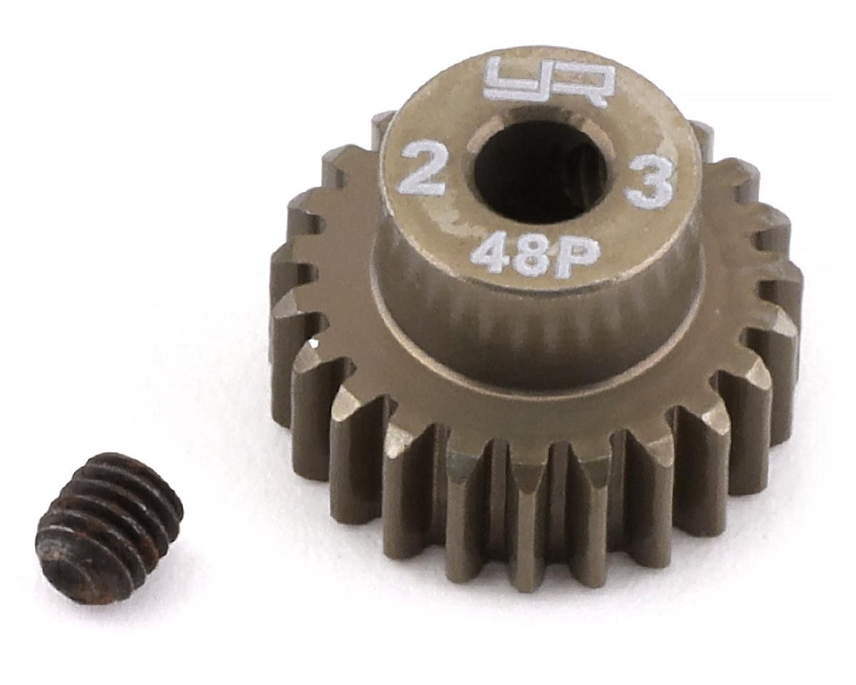 Yeah Racing 48P Hard Coated Aluminum Pinion Gear (23T)