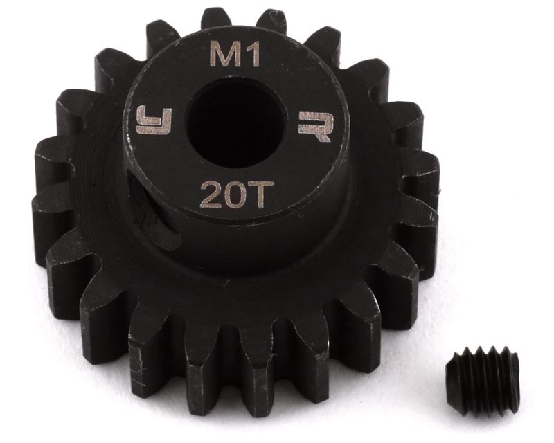 YEA-MG-10010, Yeah Racing Hardened Steel Mod 1 Pinion Gear (5mm Bore) (20T)
