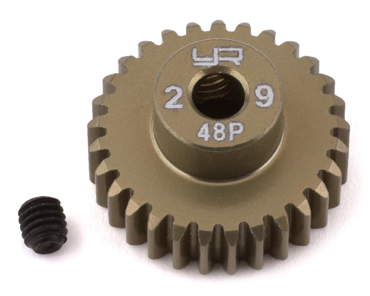 Yeah Racing 48P Hard Coated Aluminum Pinion Gear (29T)