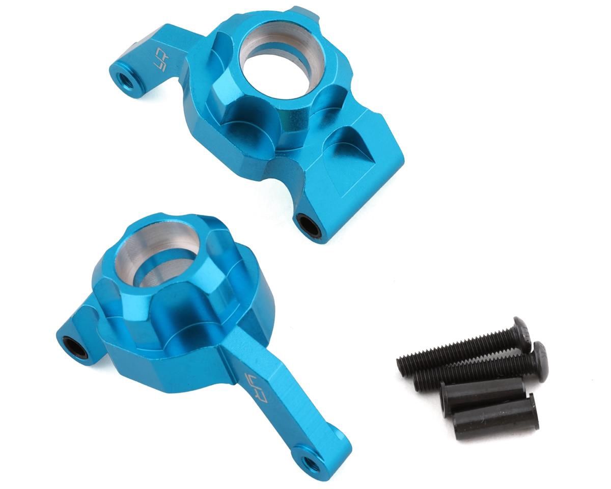 Yeah Racing Tamiya TT-02B Aluminum Rear Hubs (Blue) (2)