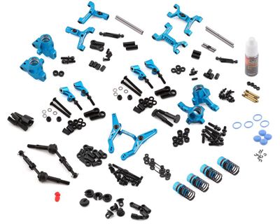Yeah Racing Tamiya TT-02 Aluminum RWD Drift Conversion Kit (Blue)