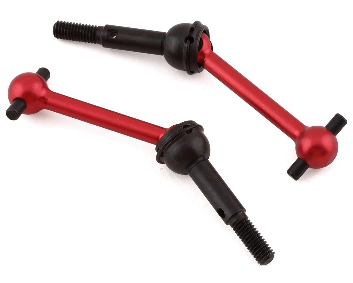 Yeah Racing Tamiya TT-01/TT-01E Aluminum &amp; Steel Drive Shaft (Red) (2)