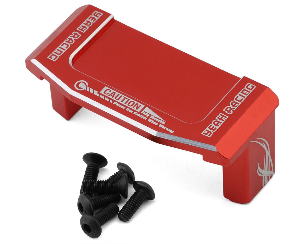 Yeah Racing Tamiya TT-02 CNC-Machined Aluminum Servo Mount (Red)