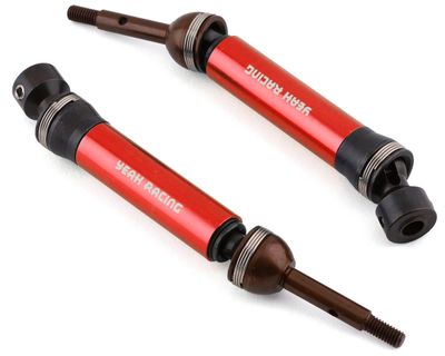 YEA-TRSL-015RRD, Yeah Racing HD Rear Driveshafts for Traxxas Slash/Stampede 4x4 (Red)