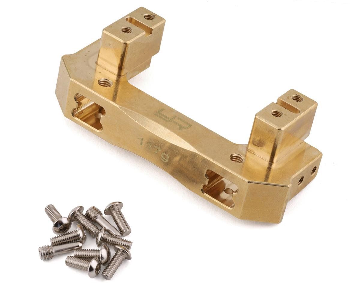 Yeah Racing Brass Front Bumper/Servo Mount for Traxxas TRX-4/TRX-6 (117g)