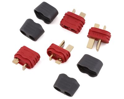 Yeah Racing T-Style Connector w/Insulating Caps (2 Male/2 Female)