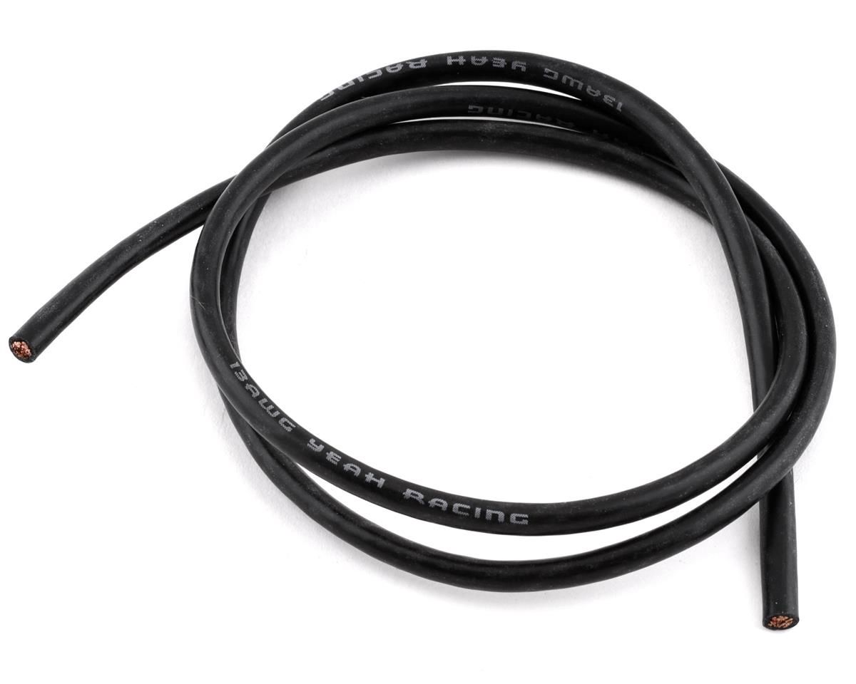Yeah Racing 13AWG Silicone Wire (Black) (1.96&#39;)