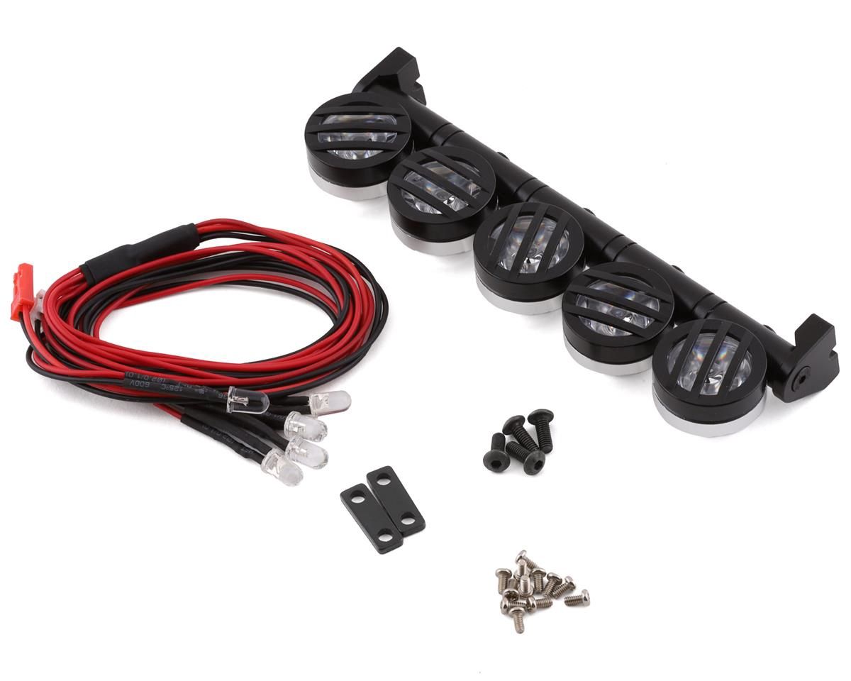 Yeah Racing 125mm Aluminum LED Light Bar w/5 Light Pods (Black)