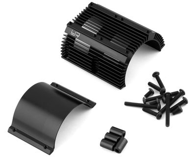 Yeah Racing Aluminum Motor Heat Sink (Black) (40.8mm Diameter)