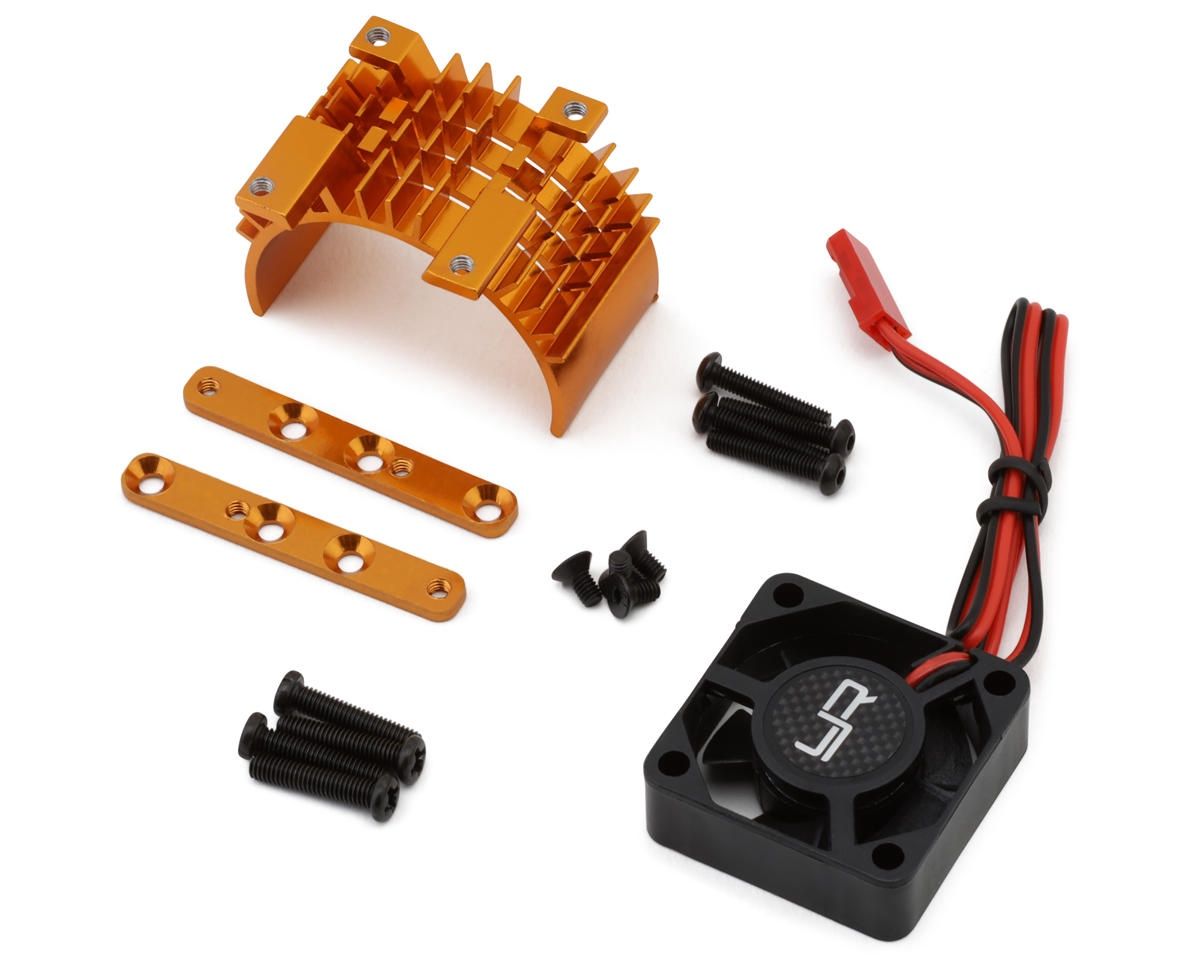 Yeah Racing 540/550 Motor Aluminum Heat Sink w/30mm High Speed Tornado Fan-1