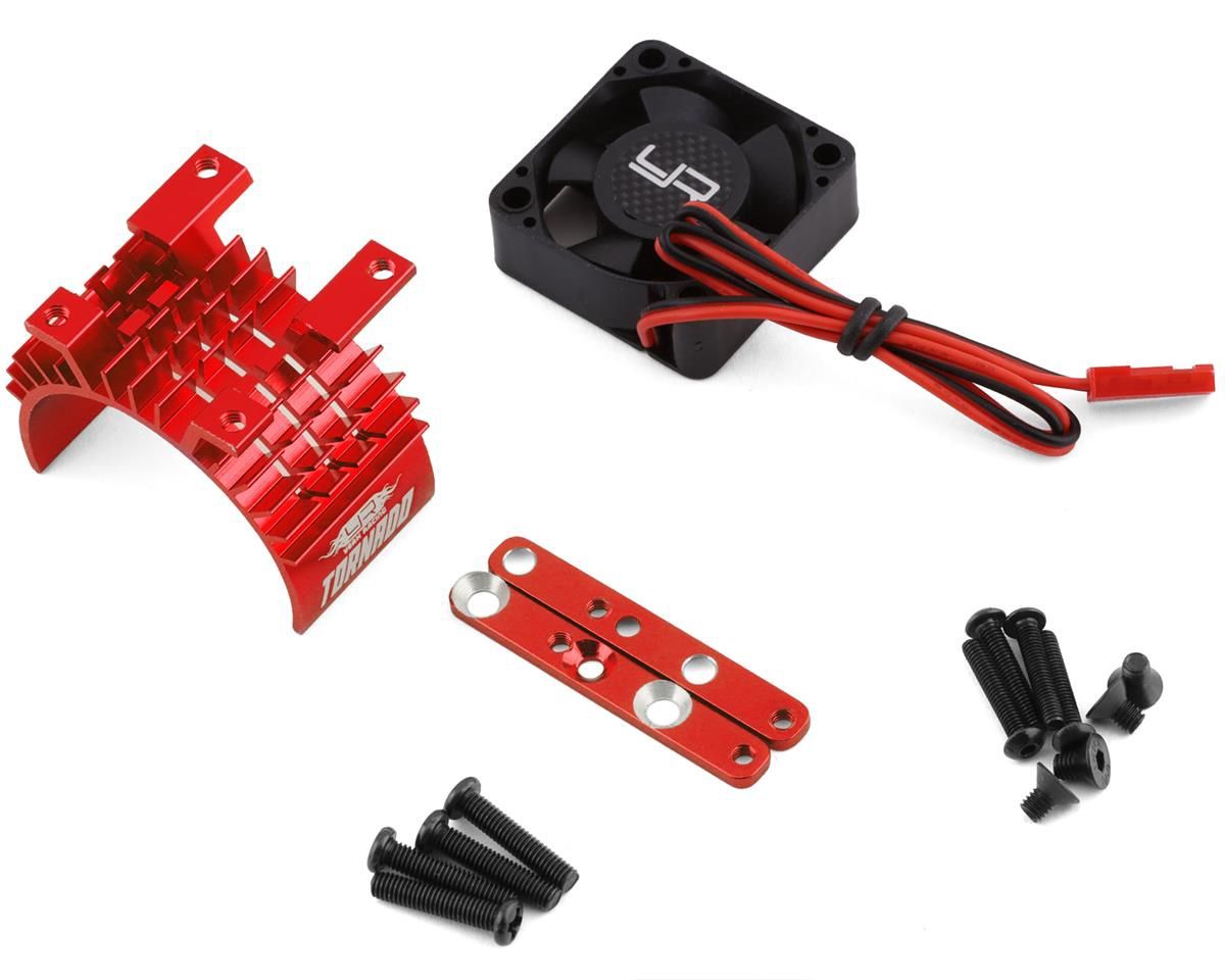 Yeah Racing 540/550 Motor Aluminum Heat Sink w/30mm High Speed Tornado Fan
