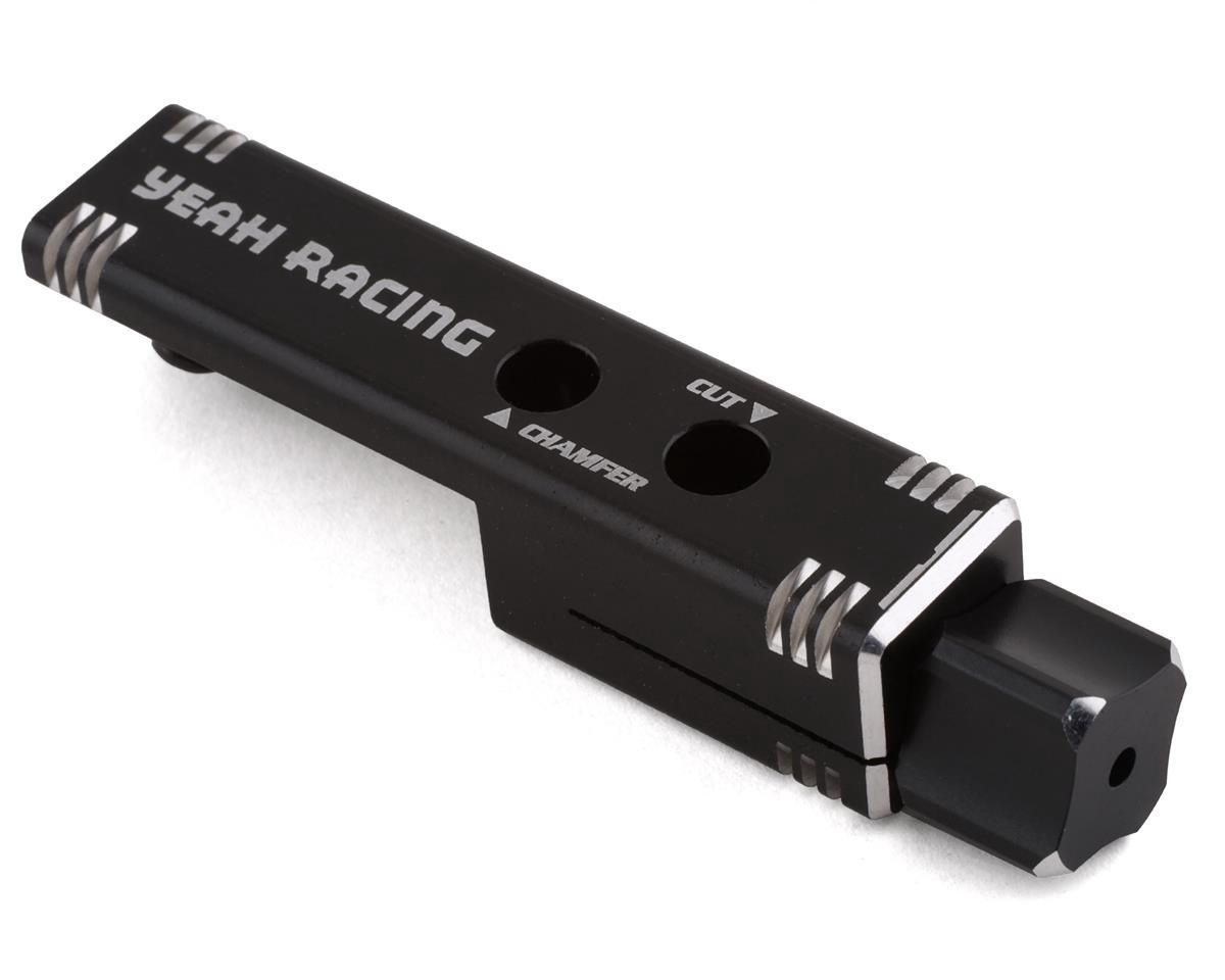 Yeah Racing Aluminum 6mm Body Post Trimmer (Black)