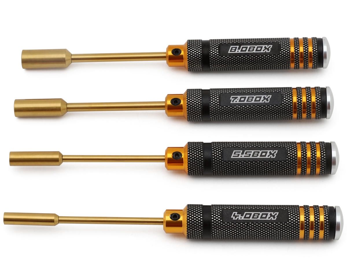 Yeah Racing Aluminum Metric Lock Nut Drivers Set (4mm/5.5mm/7mm/8mm)