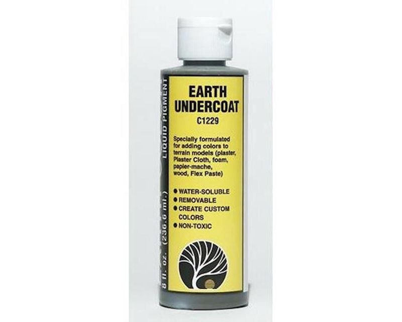 Woodland Scenics Earth Color Undercoat, Earth/8oz