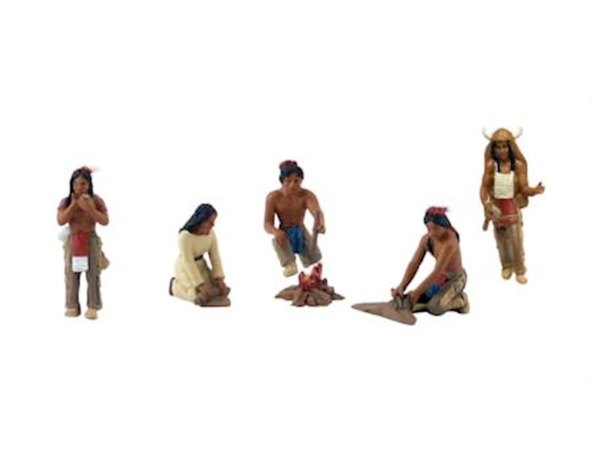 Woodland Scenics Scene-A-Rama Scene Setters Native Americans (6)
