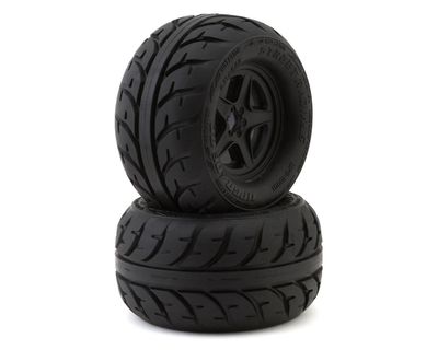 UpGrade RC Street Radials 2.8&quot; Pre-Mounted On-Road Tires w/5-Star Wheels (2)