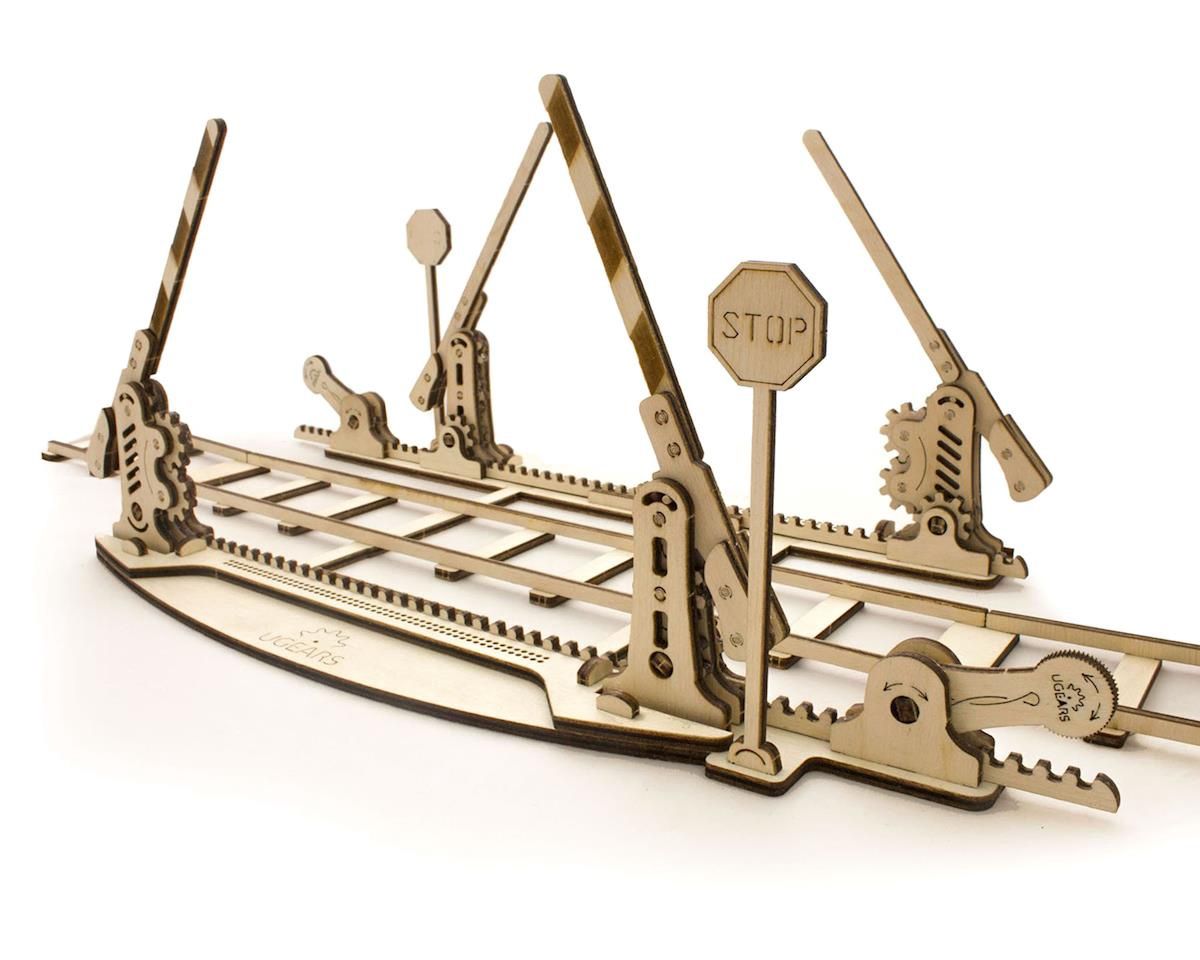UGears Rails with Crossings Wooden 3D Model