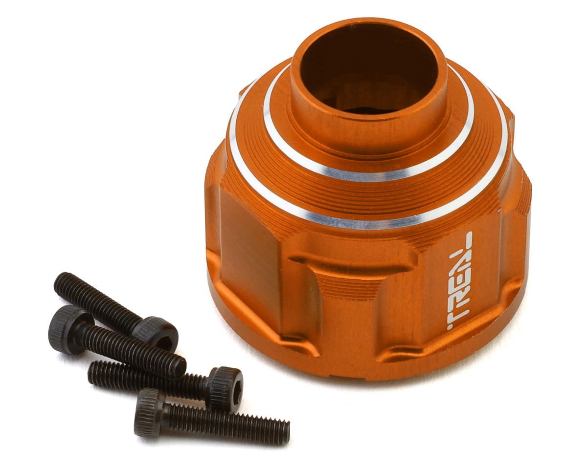 Treal Hobby Aluminum Differential Housing Case for Traxxas XRT (Orange)