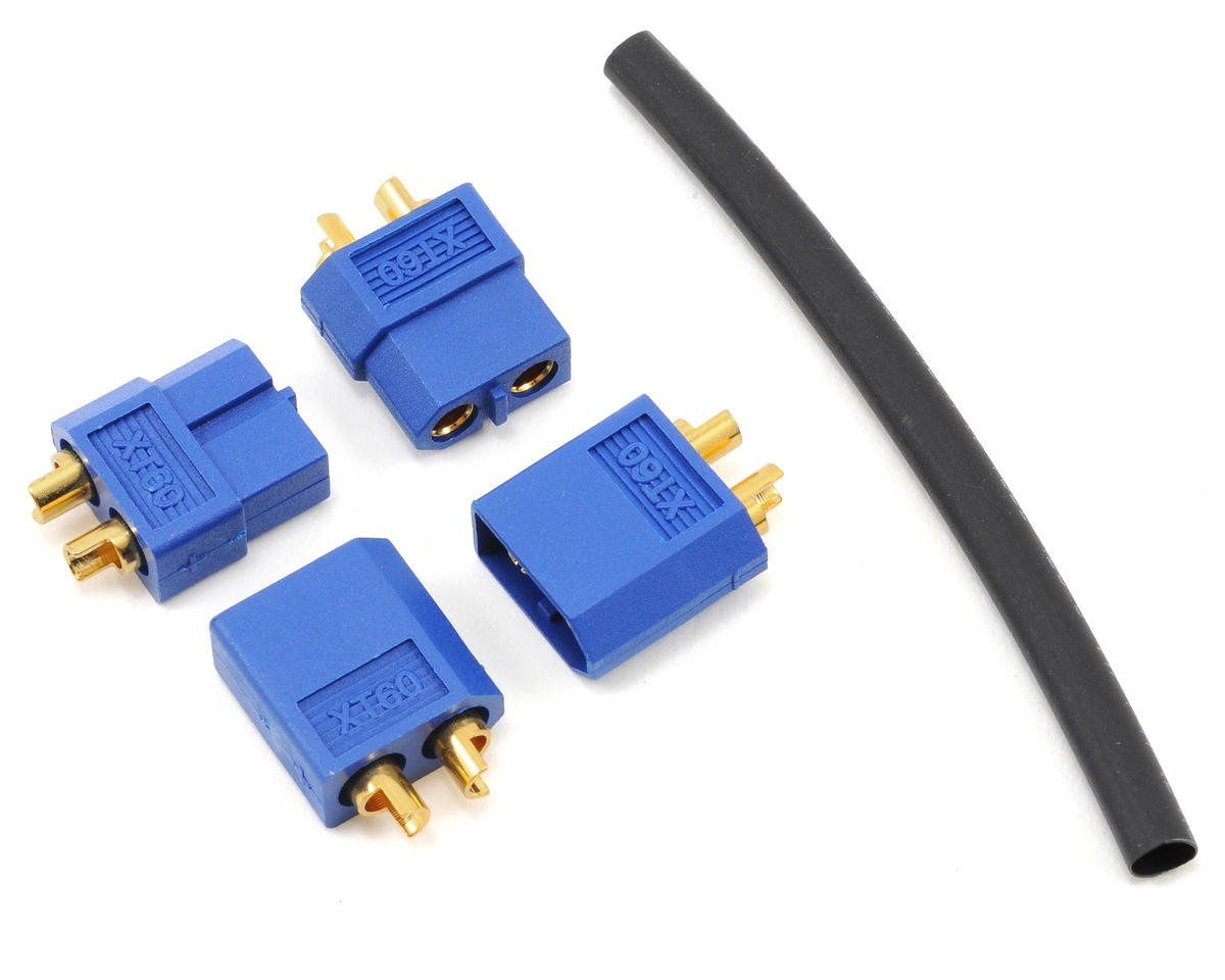 ProTek RC 3.5mm &quot;TruCurrent&quot; XT60 Polarized Connectors (2 Male/2 Female)