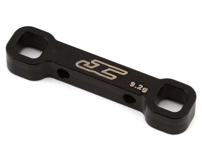 JConcepts Team Associated RC10B7/B7D Steel Arm Mount &quot;D&quot; Block (Black) (9.2g)